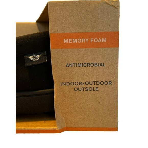 Dockers NIB Men’s Memory Foam Indoor Outdoor Outsole Black Slippers-L (9/10) - Picture 14 of 16